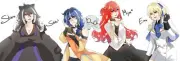 Anime virtual youtuber astel leda shien kageyama Playmat Gaming Mat