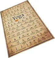 Abaodam Yoga Posture Wall Art Canvas Design for Home Decor Delicate Picture Decor Unique Wall Accessory for Yoga Studios Shops and Photography Backgrounds