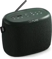 Pure Woodland Waterproof Outdoor Speaker with Bluetooth and FM/DAB+ Radio, Green