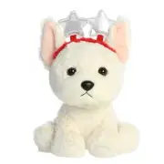 Aurora - Holiday Cheer - 8.5" Cassidy French Bulldog Festive Stuffed Animal