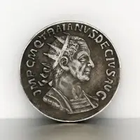 在飛比找樂天市場購物網優惠-古羅馬國王銀元 仿古銀幣硬幣把玩人物鑒賞工藝品收藏外國錢幣