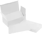 Mobestech 100pcs English Learning Cards Blank Cards Business Cards Note Cards White Index Cards Message Cards Blank Vocabulary Cards Name Cards Blank Word Cards Blank Id Cards