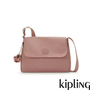 Kipling 乾燥藕粉色翻蓋側背包-MELILLO