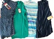 NWT BLOUSE BUNDLE 4! Jach's Girlfriend Adrianna Papell St John's Bay Top Medium