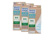 3x White Magic Eco Standard 18x9cm Eraser Sponge Multi-Purpose Dirt Bath Cleaner