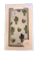 iPhone XS, iPhone X, Cell Phone Case (Clear - Prickly Pear) [Military Drop Test