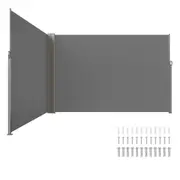 Retractable Patio Privacy Screen with UV Protection and Easy Installation