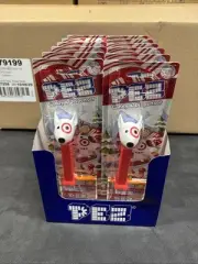 (12) NEW Target Pez Bullseye Dog 2024 Limited Edition Candy Dispenser Case Pack