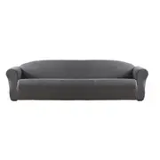 Elan Urban Sofa Cover/Protector Stretch Couch Slipcover Grey Marle 188-244cm