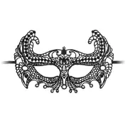 Ouch! Empress Black Lace Mask