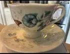 NEW Lenox Tea/Coffee Cup Teacup with Saucer Butterfly Meadow Collection Blue