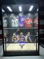 Kobe + Justin Jefferson custom LED Sports Cards Display Case