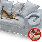 Clear Plastic Couch Cover Heavy Duty Cat Scratch Sofa Cover Furniture Protector