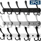 2Pcs Coat Racks with 5 Hooks Wall Mounted Coat Hook Rack Heavy Duty Wall RoMbG