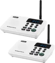 Wuloo Intercoms Wireless for Home 1 Mile Range 22 Channel 100 Digital Code Di...