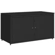 Outdoor Storage Cabinet Garden Patio Sheds Deck Tool Shelf Rack Cupboard 110cm