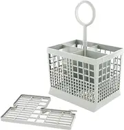 4-Compartment Cutlery Basket Fits Bosch/Siemens Dishwasher, Dark Grey