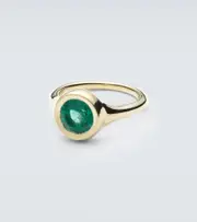 [Octavia Elizabeth] Octavia Elizabeth Lenny 18kt gold ring with emerald I gold