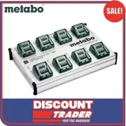 Metabo ASC 55 MULTI 8 Bay 12V 36V CAS Lithium-Ion Air/Fan Cooled Battery Charger