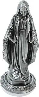 Virgin Mary Statue Home Decor Vintage Decor Car Rear Statue Mini Maria Figure Zinc Alloy Silver