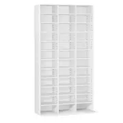 528 DVD 1116 CD Storage Shelf Rack Cupboard Bookshelves Unit Bluray Wooden White