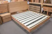 Edgecliff Bed Frame - Solid Messmate Timber - King or Queen Size