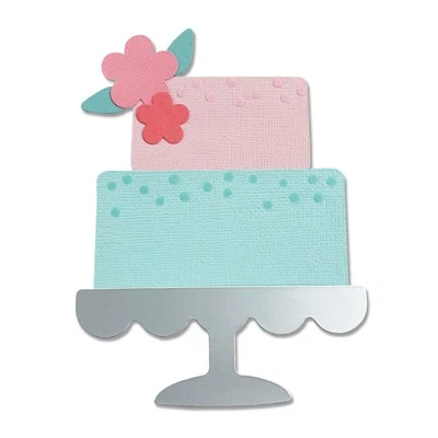 Bigz Die 665095 Celebration Cake by Alexis Trimble, Multicolor