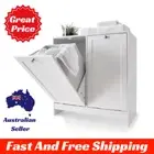 Tilt-Out Laundry Cabinet Storage Solution Shelf Washing Clothes Hamper Basket