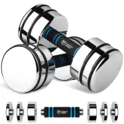 Adjustable Dumbbells Set 15lb Pair (7lb/10lb/12lb/15lb) Set of 2 Weight Set C...