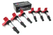 6 Ignition Coils FOR 04-10 Cadillac STS CTS SRX 3.6L 2.8L Buick GMC Saab Saturn