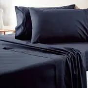 Sheridan Everyday Cotton 250TC Sheet Set in Navy Size: Single