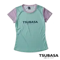 在飛比找momo購物網優惠-【TSUBASA洒落運動衣】ASA粉嫩元氣綠 透氣機能運動衫