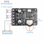 10W 15W 20W Stereo Bluetooth Receiver XY-P15W Digital Amplifier Module 12V 24V