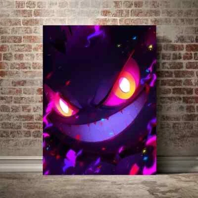 Monster Night Elf Gengar peripheral posters modern room decoration 55x80cm G