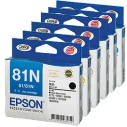 EPSON 愛普生 原廠墨水匣 黑色 藍色 紅色 黃色 淡藍 淡紅 盒裝 73N 81N 82N 過期品出清 噴墨印表機