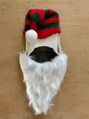 Dog Holiday Knit Hat and Beard, Pet Animal Christmas Costume Set by Hallmark