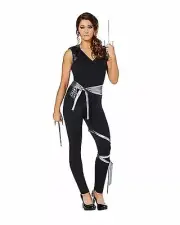 Sexy STEALTH ELEKTRA NINJA Adult Womens Halloween Costume Cosplay Daredevil NEW