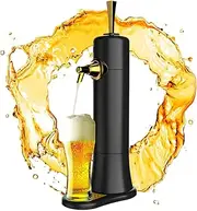 Beer Kegerator,Beer Dispenser for Home,Beer Draft Dispenser with Cooling,Beer Foam Maker Fine Foam to Keep Taste Longer