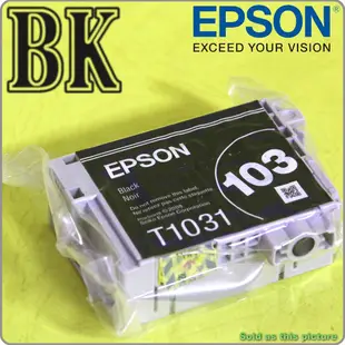 #鈺珩#EPSON 103 原廠墨水匣【1組】裸裝TX610FW TX610 FW C13T103150 T103250