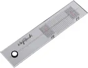 ULDIGI Accurate Vinyl Record Needle Calibration Ruler Glass Mirror Scale for Professional Pickup Calibration Diy Record Player Repair Tool Simple Operation for Easy Use