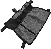 GOOHOCHY Walker Side Bag with Cup Holder Oxford Cloth Hanging Pouch for Wheelchair and Capacity Organizer for Keys Phones and More for Seniors and Disabled Users