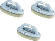 HOMOBABE Swimming Pool Cleaner Brush 3-in-1 Pool Brush Head Handheld for Tile Cleaning Random