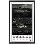 V8 Supercars - Craig Lowndes "Lowndesy" Lithograph Print Framed