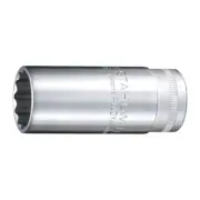 Stahlwille 02420028 46a Extra Deep 3/8" 12-pt Socket, 7/16"