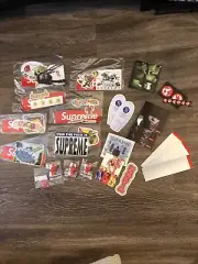 Supreme Sticker Lot Parachute Toys Violence Pin FW19 SS19 Scratch Off Bogo