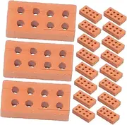 25Pcs Miniature Bricks for Boys and Girls DIY Building Blocks Mini Blocks Landscape Craft Sets Educational