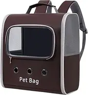Cat Backpack Carrier - Expandable Pet Backpack Travel Bag for Cats Breathable Design for Small Dogs Large Carrier for Outdoor Travel Comfortable Safe Pet Travel Backpacks