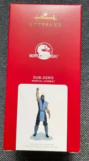 Hallmark Sub Zero Ornament, 2021 Mortal Kombat Figure