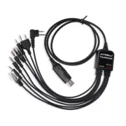 For Baofeng TYT walkie talkie USB frequency writing line data cable 8 in 1