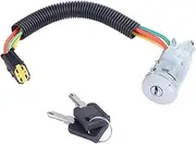 Car Ignition Lock Cylinder 77014-69419 7701469419 252627 for Renault for Clio MK2 1998 1999 2001-2005 Ignition Starter Along with 2 Keys Switch
